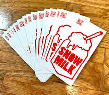 Load image into Gallery viewer, Snow Milk 2.5&quot; x 5&quot; Vinyl Sticker
