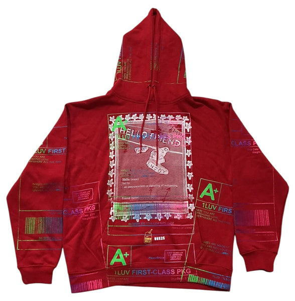 Hello Friend Hoodie (Size Large)