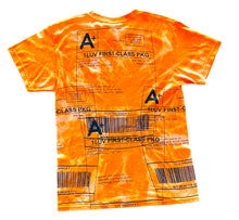 Load image into Gallery viewer, Positive Shipping Label Bleached Tee (Size Small)

