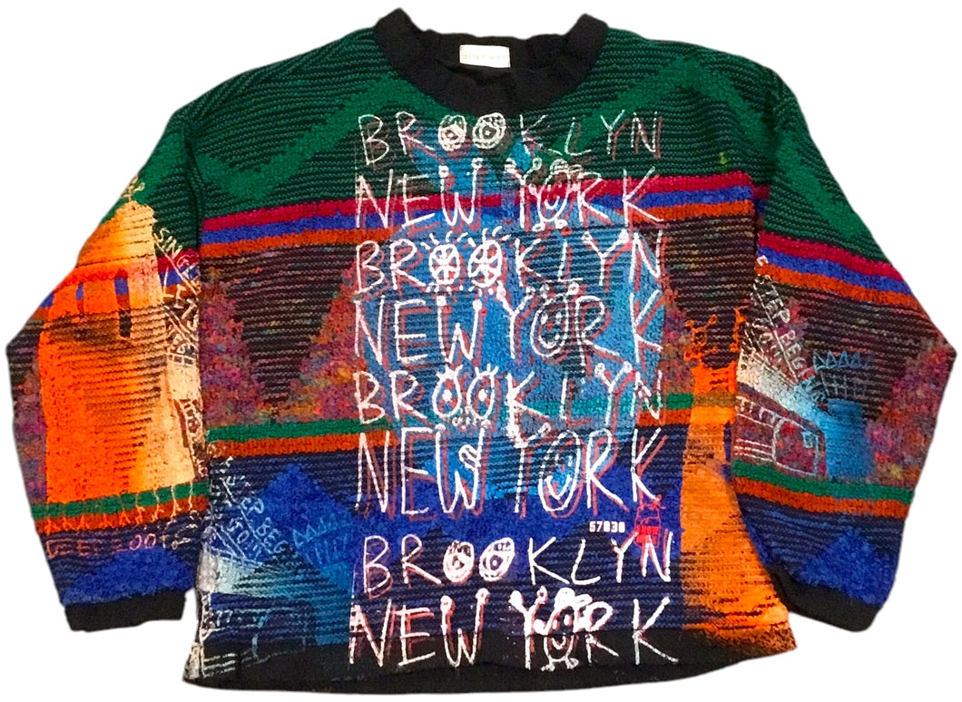 Brooklyn Deep Roots Vintage Sweater (Size Large)
