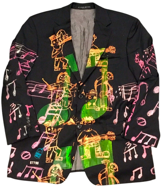 Music Notes Blazer (Size Small)