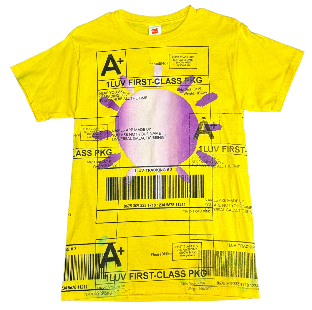 Positive Shipping Label Tee Shirt (Size Small)