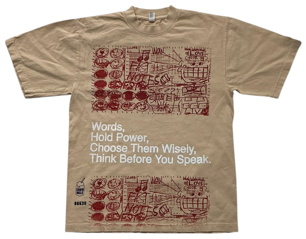 Words Hold Power 6.5oz Tee (Size Small)