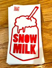 Load image into Gallery viewer, Snow Milk 2.5&quot; x 5&quot; Vinyl Sticker

